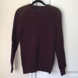 J. Crew Men’s maroon heavy duty sweater